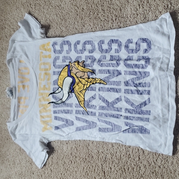 PINK Victoria's Secret Tops - Victoria secret pink Minnesota vikings tshirt
